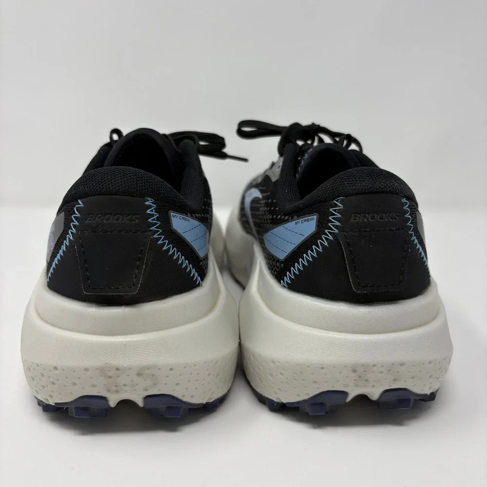 Brooks Caldera 6 Women's Size 8.5 Black Blue Trail Running Shoes (1203661B082)
